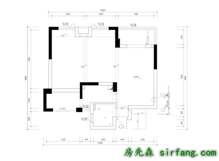 89平小三房实际70平，空间利用井井有条！