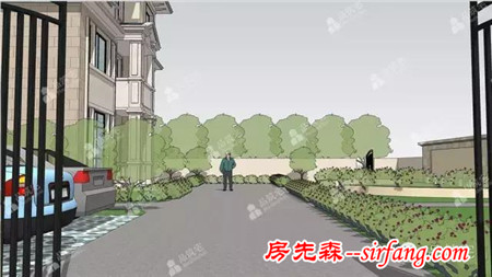 10.5米×10.7米带土灶带小院欧式三层别墅，造价30万