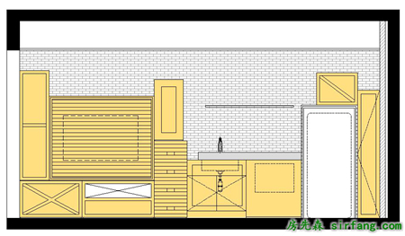 巴西36平米公寓 紧凑小户型也能如此多彩