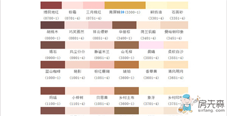 立邦漆颜色种类有哪些？