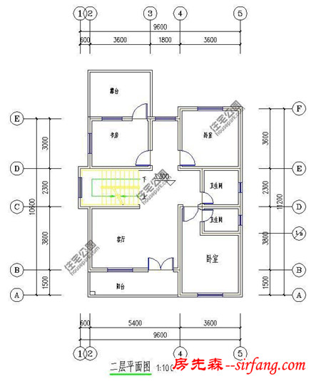 面宽小也能建漂亮别墅，9.6X13.4米带车库大露台