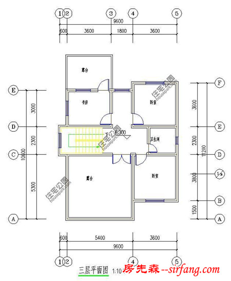 面宽小也能建漂亮别墅，9.6X13.4米带车库大露台