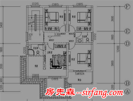 让村里人羡慕的3层农村别墅9X12米，经典实用，含全图！