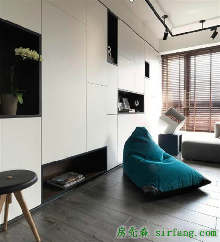 经典黑灰色设计案例，这款75平的室内设计真的很好看！