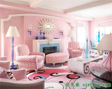全世界的女人都爱它！娇俏甜美的粉色家居设计！少女感爆棚！
