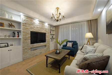 95㎡簡(jiǎn)約美式小資，90后女生的文藝清新