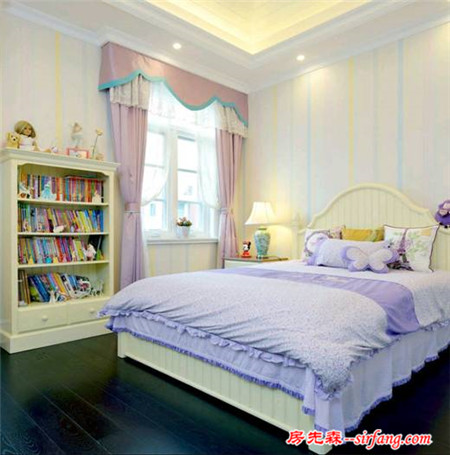 “妙趣横生”的美式风儿童卧房