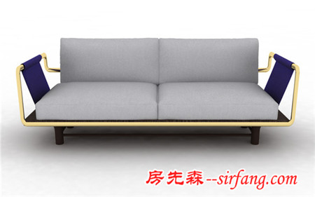 我要去米兰参赛作品 | 李森然·“靛金” 新中式沙发