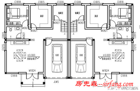 兄弟自建房，3层双拼别墅11X19米，回村照着盖一栋！