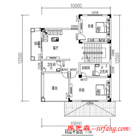 农村13.7X14.2米接地气自建房，经典时尚！