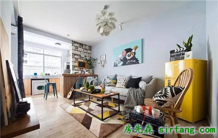 又潮又濕又破的35平老房，兩個(gè)月10萬(wàn)變北歐小清新！