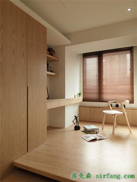 日式实木简洁风格公寓设计还原家本来的模样