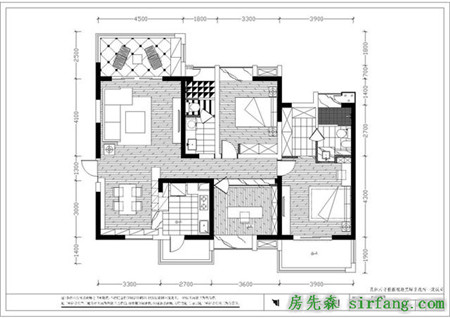 140平鸡肋房毕业，现代简约的清爽