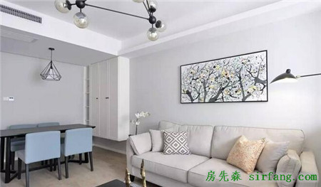 106㎡现代简约装修案例，收纳就像手机内存！