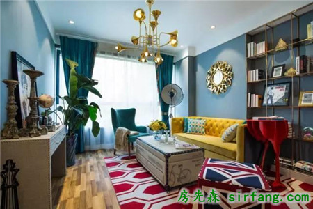 70平兩居客廳顏色混得像個(gè)劇團(tuán)，兒童房為啥畫風(fēng)突變？