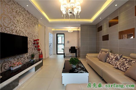 值得借鑒的——客廳顏色與電視背景墻！