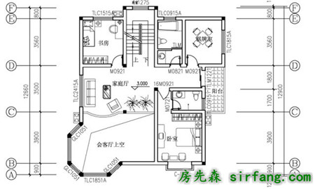 现代又实用的农村别墅，占地12X11米格局错落有致，含全图！