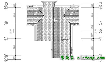 现代又实用的农村别墅，占地12X11米格局错落有致，含全图！