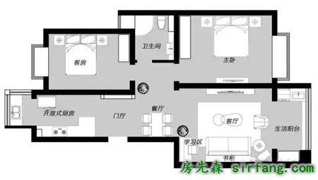 100㎡的灰色调 竟然一点也不性冷淡！