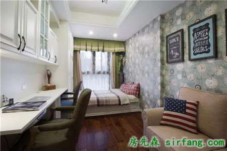 130㎡现代美式三房，功能要实用，细节要品质