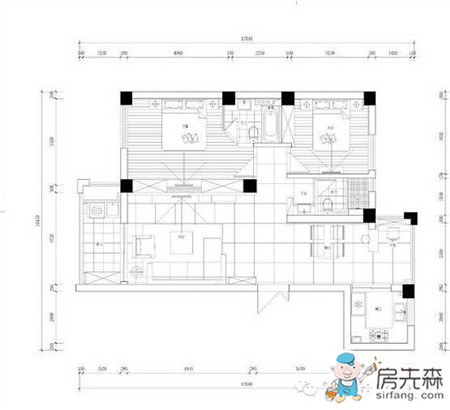 大師與你分享 100平現(xiàn)代簡約房子裝修案例
