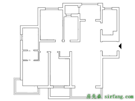 无任何造型，极简装修，台湾花园147平老房翻
新