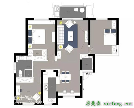 家居125㎡三室两厅，为你量身定做的北欧家居设计！