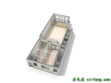 自行车厂房大变身 成了一间宽敞明亮的loft