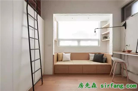 19㎡挑高迷你小公寓，打開門竟別有洞天！