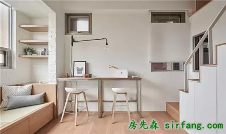 19㎡挑高迷你小公寓，打開門竟別有洞天！