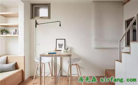 19㎡挑高迷你小公寓，打開門竟別有洞天！