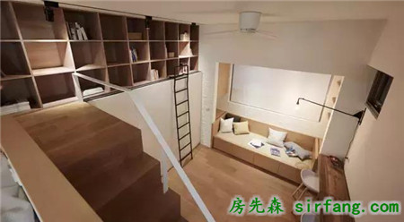 19㎡挑高迷你小公寓，打開門竟別有洞天！