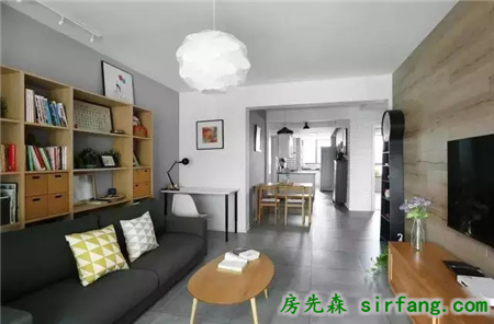 100㎡的灰色调 竟然一点也不性冷淡！