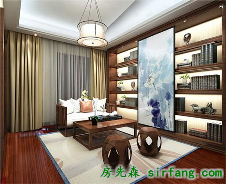 新中式風(fēng)格裝修案例 明麗活潑有藝術(shù)情調(diào)的生活