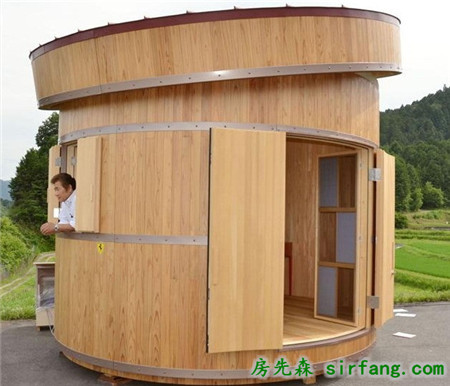 日本发明木桶房，怎么看怎么像木质马桶