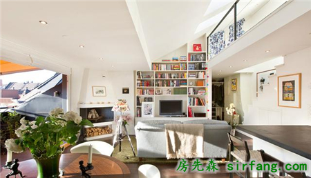 復(fù)古風(fēng)閣樓式公寓設(shè)計(jì) 空間的完美規(guī)劃