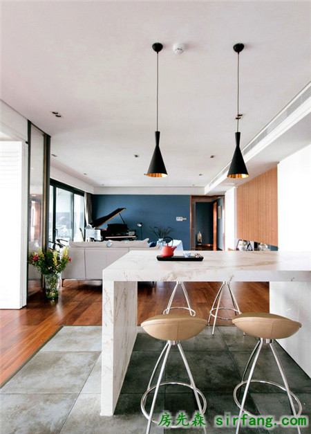 雅致现代两居室生活空间格调设计图