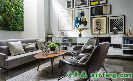 18萬改造出藝術(shù)范兒 兩百平復(fù)式空間