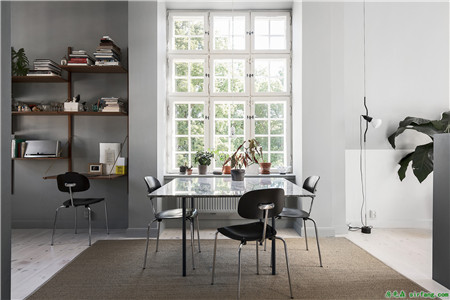 101平米北欧现代公寓设计，沉稳精致的灰色格调