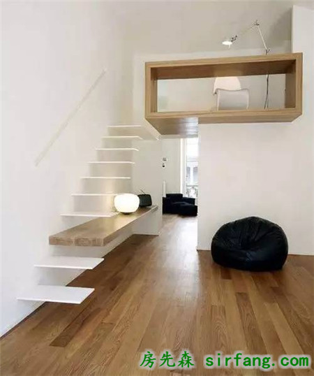 loft户型里，通透不压抑的楼梯长什么样？