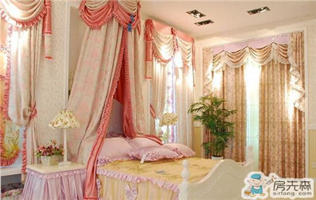 卧室窗帘搭配图片 让你的卧室也能美美哒