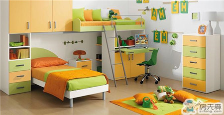 儿童房装修创意收纳 分门别类的归拢