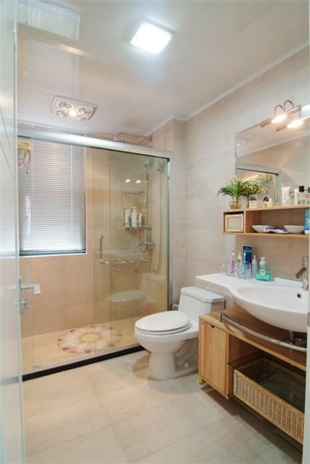 西安100㎡现代简约婚房，这主卧的浴室让人看得好害羞