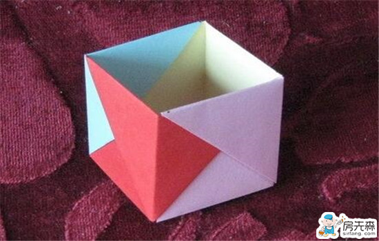 废纸变成宝 正方形收纳盒制造方法