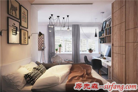 40平的单身公寓也能做的如此完美，单生公寓装修攻略！