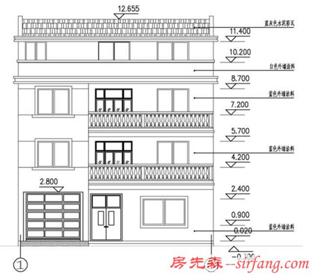 11X11米农村自建房型，造型简单造价低，平面布局更加好