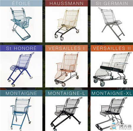 旧物改造：超酷购物推车椅!居然是用旧购物车打造的