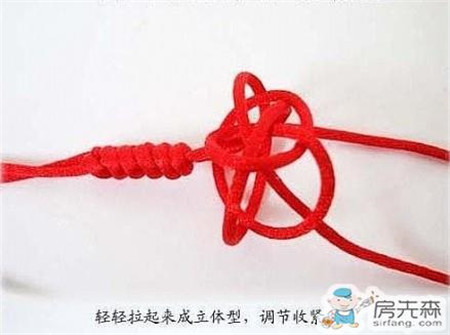 DIY金刚结红绳手链  太美啦